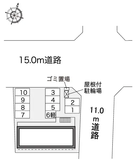 ★手数料０円★函館市宇賀浦町　月極駐車場（LP）